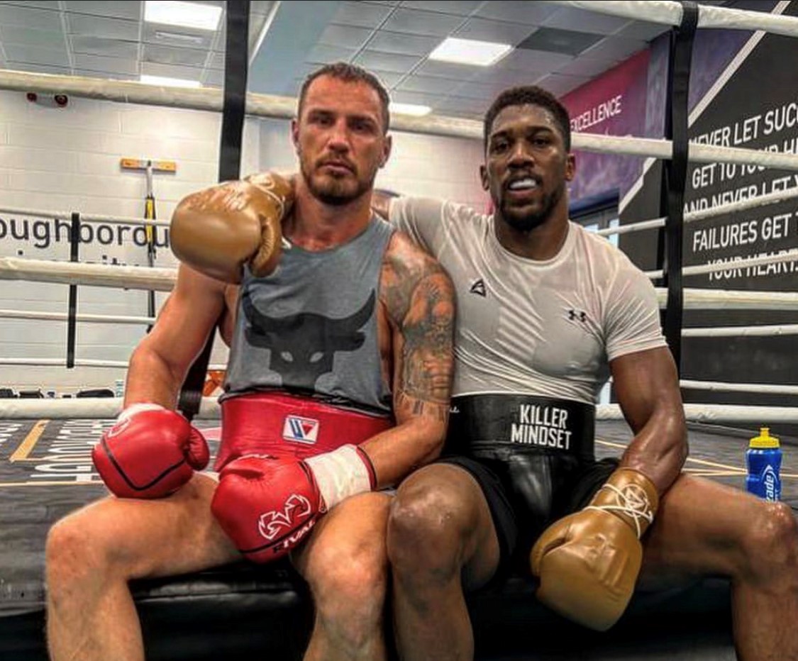 Agron Smakici Tyson fury cut sparring partners
