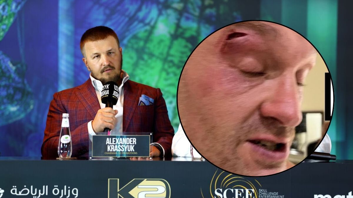Oleksandr Usyk's promoter doubts leaked video shows actual moment Tyson Fury was cut