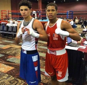 Devin Haney and Ryan Garcia in the amateurs