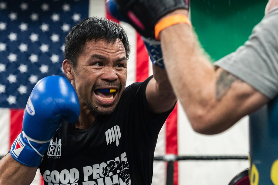 Manny Pacquiao shows incredible speed at 45 in new training footage
