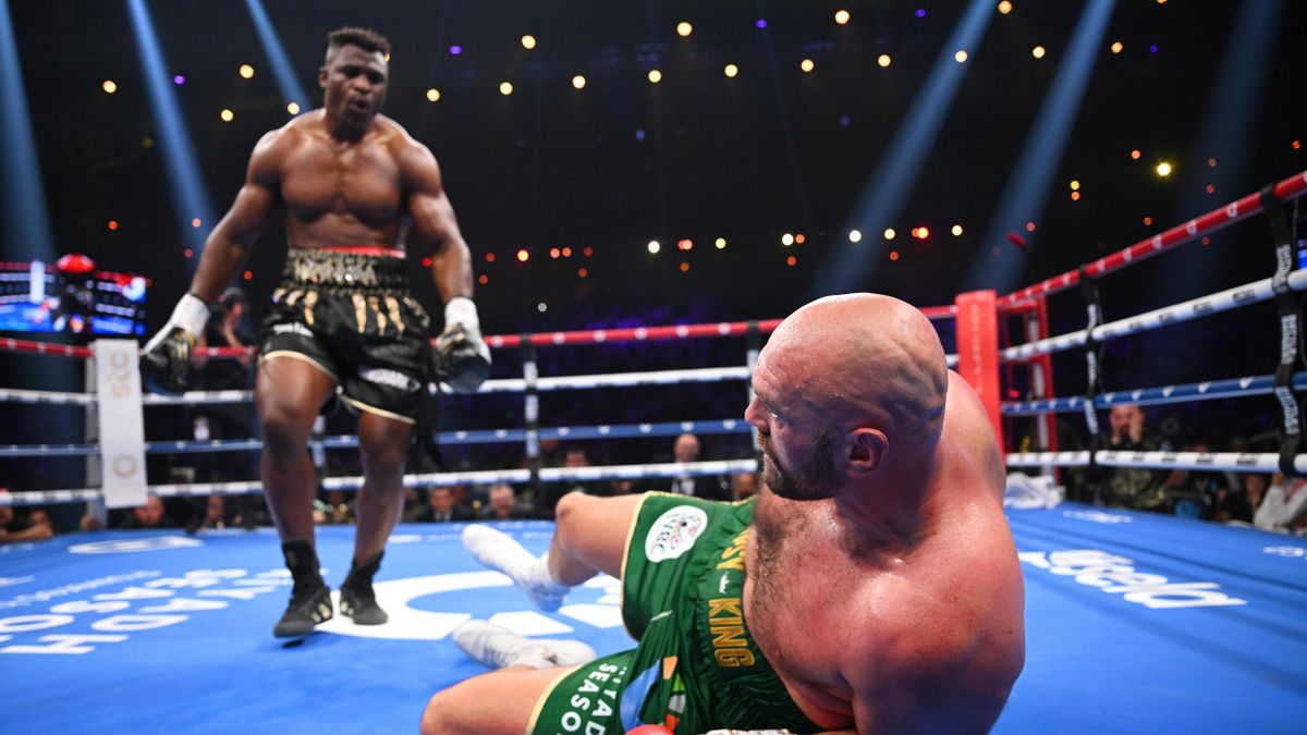 Francis Ngannou reveals what went through his mind when he knocked down Tyson Fury