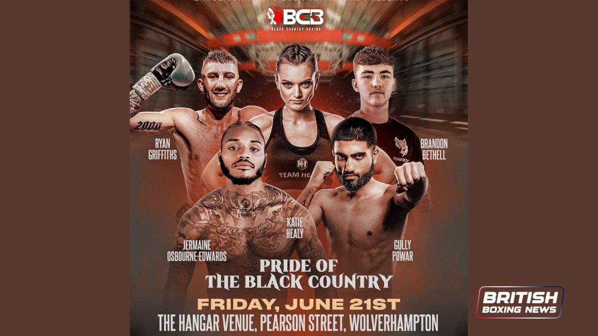 Midlands super-lightweight champion Jermaine Osbourne-Edwards headlines BCB Promotions ‘Pride of the Black Country’ card