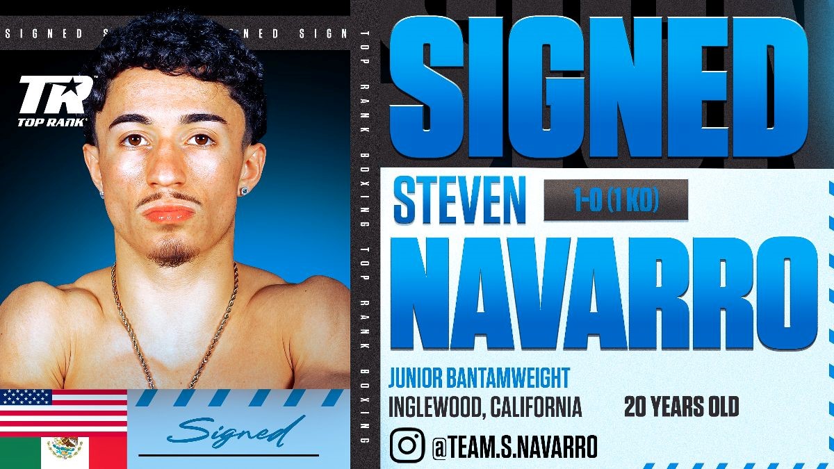 steven navarro signs with top rank