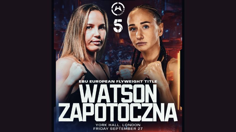 chloe watson vs Jasmina Zapotoczna