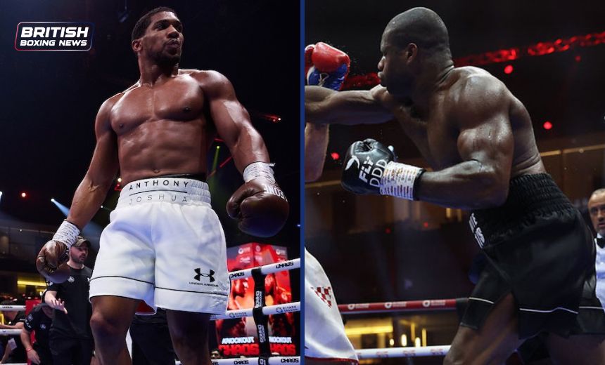 Shared opponent previews Daniel Dubois vs Anthony Joshua