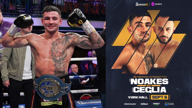 Sam Noakes previews European lightweight title defence to mandatory challenger Gianluca Ceglia