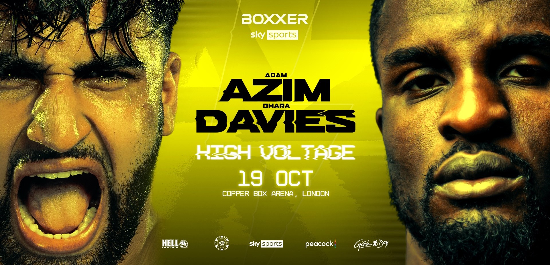 Adam Azim and Ohara Davies clash at The Copper Box in October