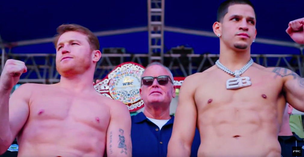 Canelo vs Edgar Berlanga weigh-in results, running order, ringwalks, how to watch