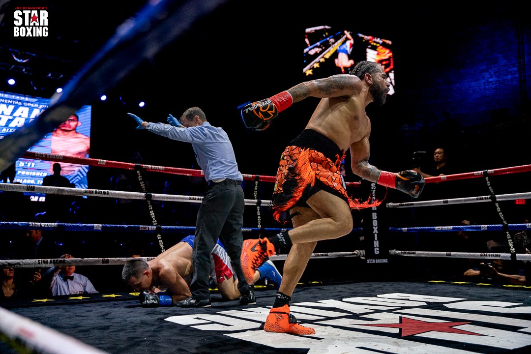 Undefeated prospect Junior 'The Young God' Younan defeats Alexis Gaytan in Rockin' Fights 48 headliner