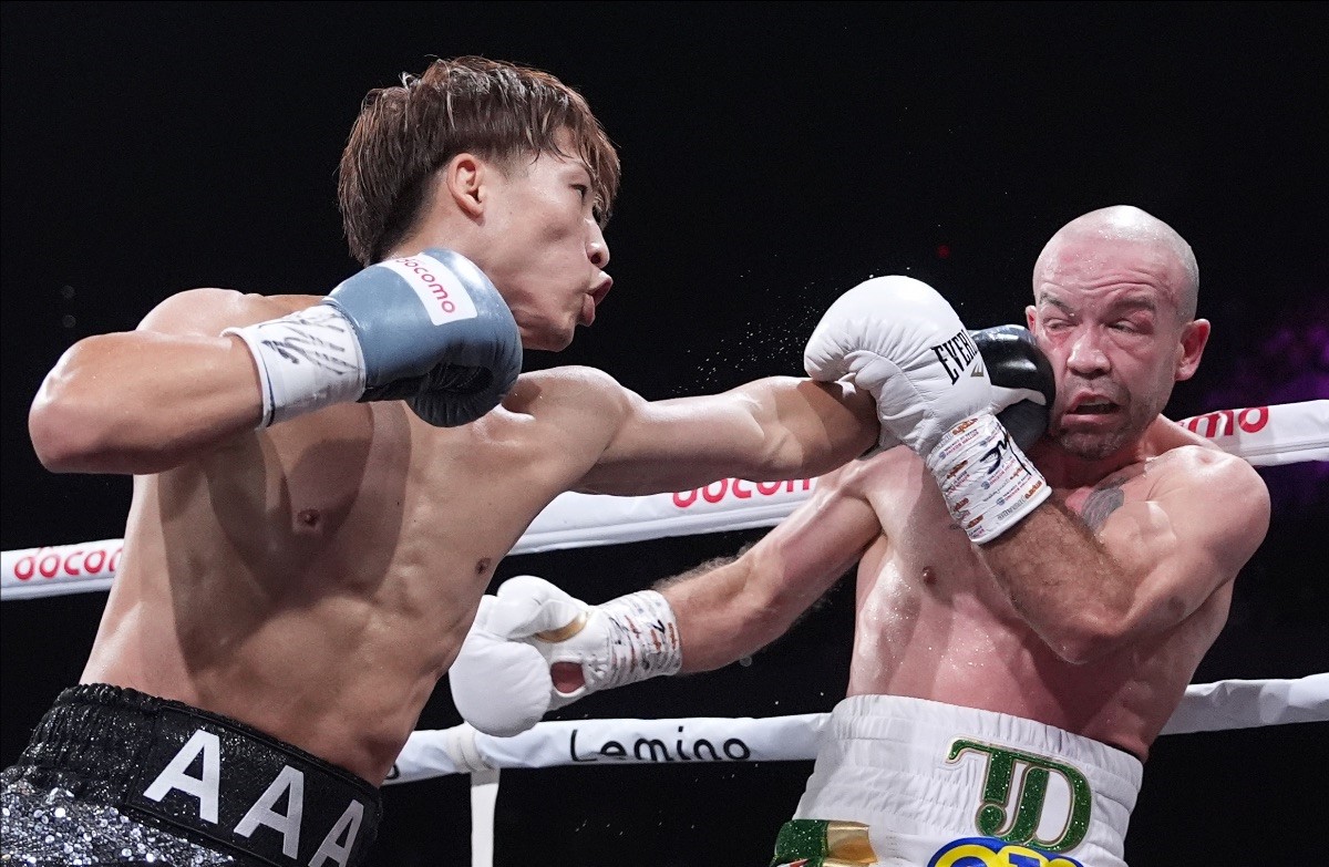 Naoya Inoue stops TJ Doheny in seven to retain undisputed super-bantamweight crown