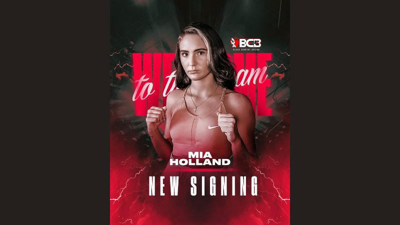 Four-time national champion Mia Holland signs with BCB Promotions ahead of November 16 pro debut