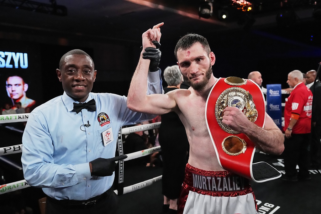 Bakhram Murtazaliev drops Tim Tszyu four times to retain IBF Super Welterweight belt