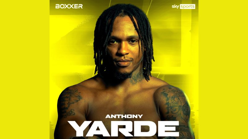 Anthony Yarde added to BOXXER card