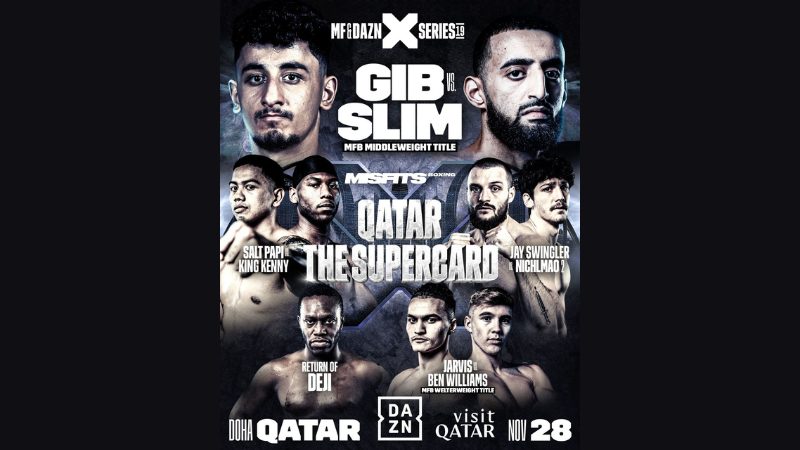 MF & DAZN: X Series 19 - Gib and Slim to settle long-running rivalry on November 28