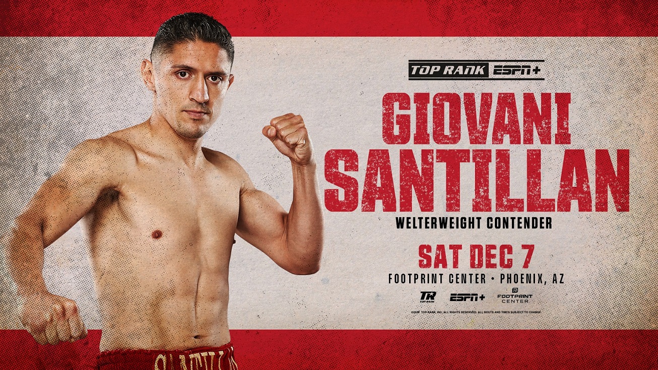 Giovani “El Gallo de Oro” Santillan vs Frederick Lawson added to Navarrete-Valdez 2 undercard