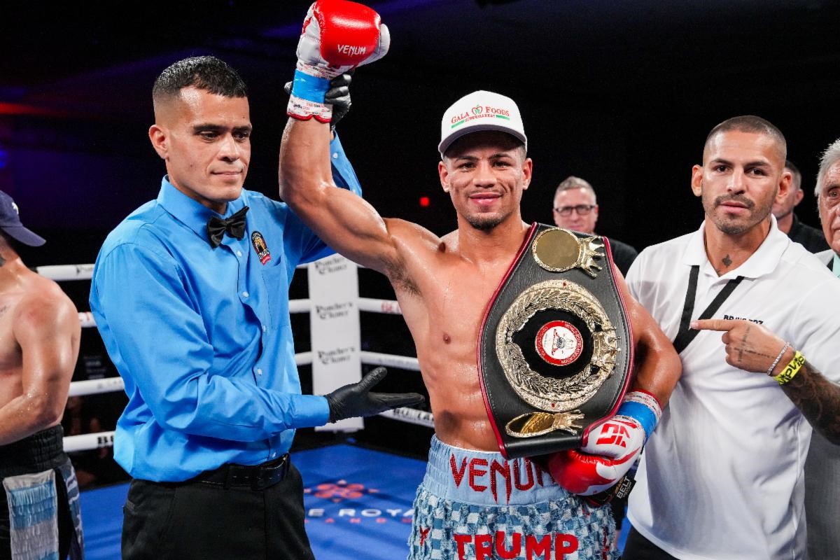 Jamaine Ortiz captures WBA Continental USA super-lightweight title