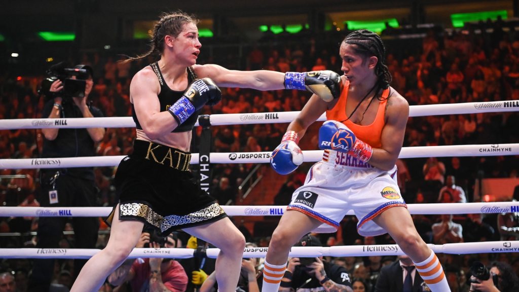 Katie Taylor defeats Amanda Serrano in another thriller