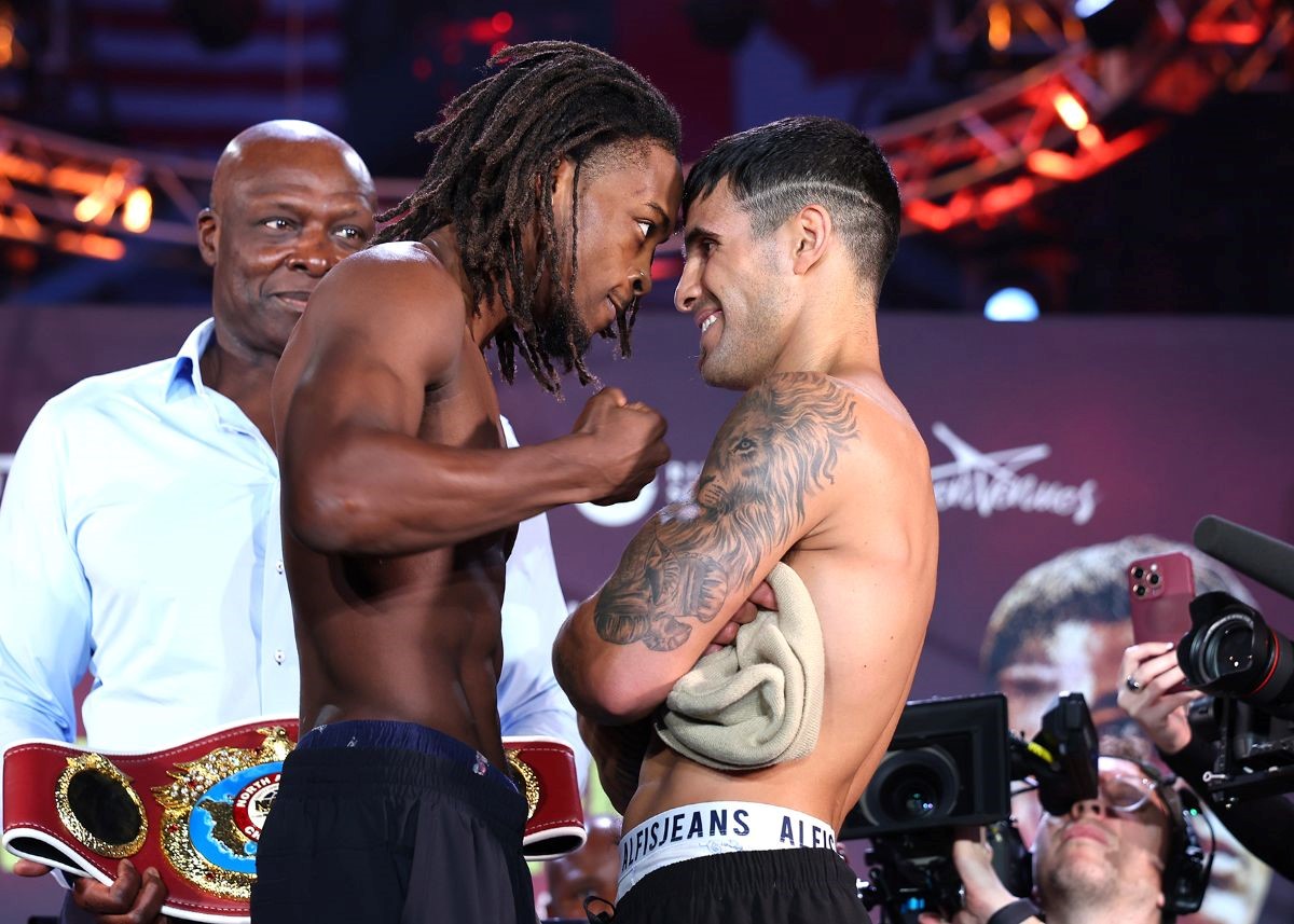 Keyshawn Davis vs Gustavo Lemos weights, running order and ringwalk times