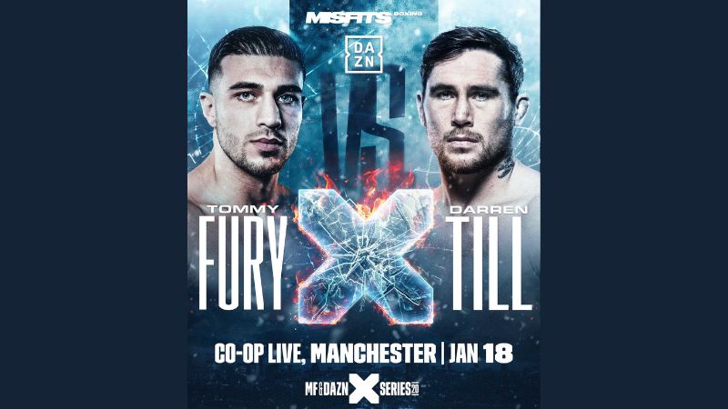 Tommy Fury and Darren Till meet in Manchester on January 18