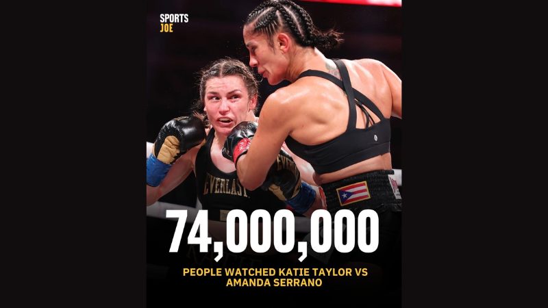 Katie Taylor vs Amanda Serrano 2 viewing figures revealed